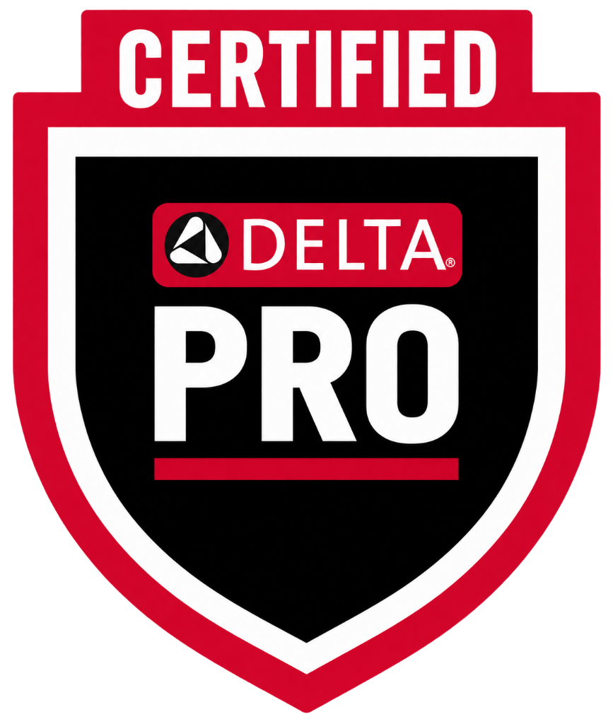 Delta Certified Pro badge
