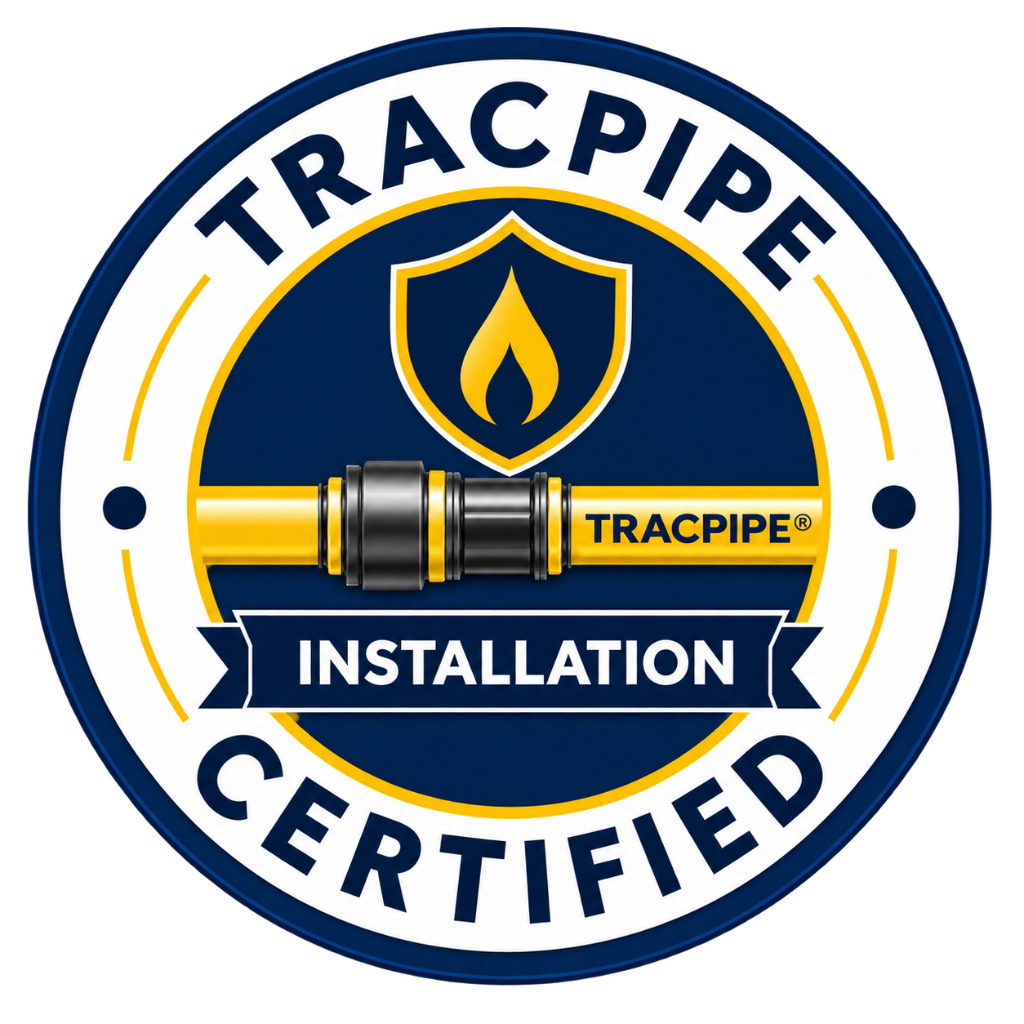 TracPipe installation certified badge