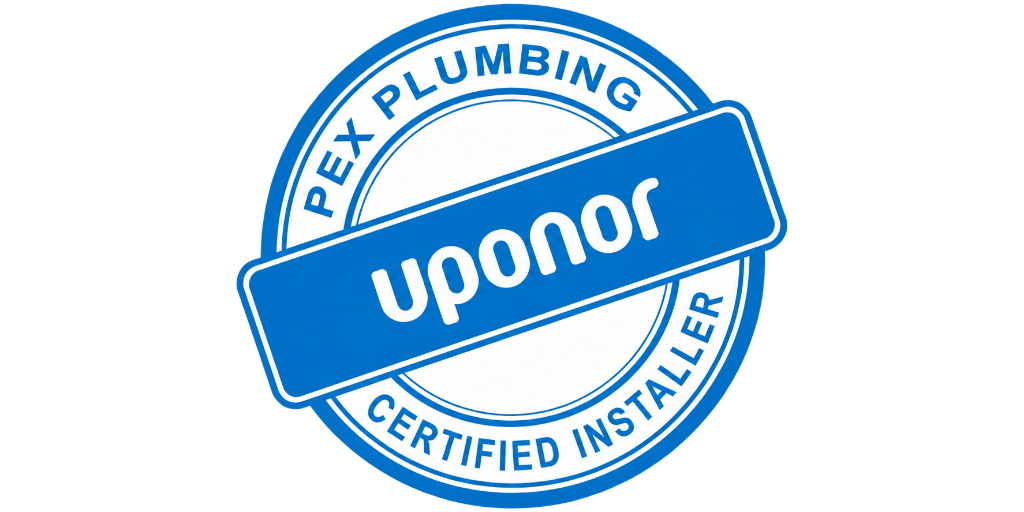 Uponor PEX Plumbing certified installer badge